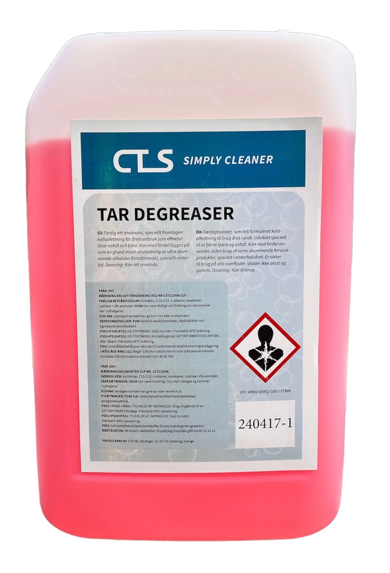 CTS Tar Degreaser tjærefjerner